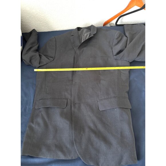 Alain Dupetit Mens Charcoal Blazer 46R/40W Single Breasted Fully Lined Business - Picture 6 of 7